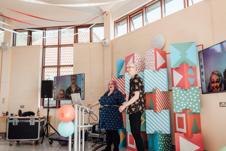 Emma and Rich speaking at Snap Photography Festival 2019